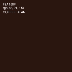 #2A150F - Coffee Bean Color Image